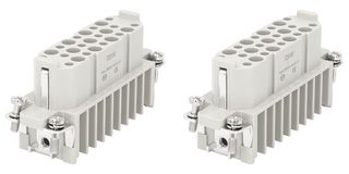 MULTICOMP PRO MP009540 Heavy Duty Connector, MP-HD INSERTS, Insert, 50+PE Contacts, 32A, Receptacle