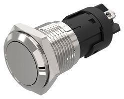 EAO 82-4552.2000 Vandal Resistant Switch, 82 Series, 16 mm, SPDT, Maintained, Round Flat Flush, Natural