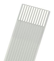 MOLEX 15266-0547 FFC / FPC Cable, 50 Core, 0.5 mm, Same Sided Contacts, 7 ", 178 mm, White