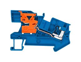 SIEMENS 8WH6001-0BF01 DIN Rail Mount Terminal Block, INSTA Thru, 2 Ways, 26 AWG, 12 AWG, 2.5 mm², Clamp, 24 A