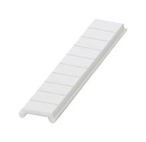 SIEMENS 8WH8121-0AB25 Terminal Block Marker, White, Labeling Plate, Siemens ALPHA FIX Series 8WH Terminal Blocks
