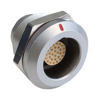 BULGIN LIMITED PPCEGG3K02CLL Circular Connector, Standard Circular Connector, Push Pull Y Series, Panel Mount Receptacle