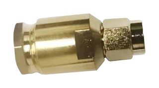 MULTICOMP PRO MP010253 RF / Coaxial Connector, SMA Coaxial, Straight Plug, Solder, 50 ohm, RG58U, Brass