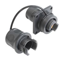 BULGIN LIMITED PXEB5220MM Fiber Optic Connector, 2CH, OM1/OM3, Receptacle, Multimode, 50µm / 125µm, 62.5µm / 125µm