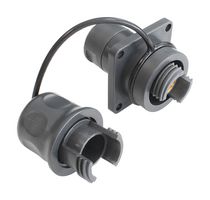 BULGIN LIMITED PXEB5420MM Fiber Optic Connector, 4CH, OM1/OM3, Receptacle, Multimode, 50µm / 125µm, 62.5µm / 125µm