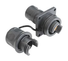 BULGIN LIMITED PXEB5420MM5560 Fiber Optic Connector, 4CH, OM1/OM3, Receptacle, Multimode, 50µm / 125µm, 62.5µm / 125µm