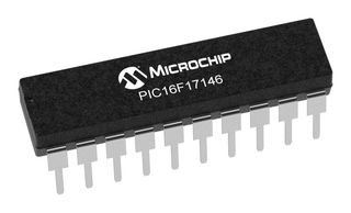 MICROCHIP PIC16F17146-I/P 8 Bit MCU, PIC16 Family PIC16F171xx Series Microcontrollers, PIC16, 32 MHz, 28 KB, 20 Pins, DIP