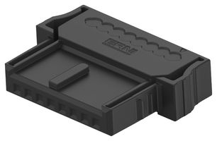 TE CONNECTIVITY - ERNI 524451-E IDC Connector, Right Angle, IDC Receptacle, Female, 1.27 mm, 1 Row, 8 Contacts, Cable Mount
