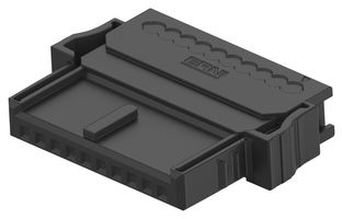 TE CONNECTIVITY - ERNI 524471-E IDC Connector, Right Angle, IDC Receptacle, Female, 1.27 mm, 1 Row, 10 Contacts, Cable Mount