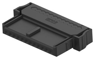 TE CONNECTIVITY - ERNI 524481-E IDC Connector, Right Angle, IDC Receptacle, Female, 1.27 mm, 1 Row, 12 Contacts, Cable Mount