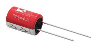 WURTH ELEKTRONIK 870235675007 Polymer Aluminium Electrolytic Capacitor, 150 µF, 35 V, Radial Leaded, 0.018 ohm