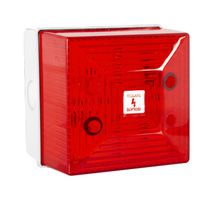 CLIFFORD AND SNELL 205047 Xenon Strobe Device, Flashing, 230 VAC, Red, IP65, FL40 Series