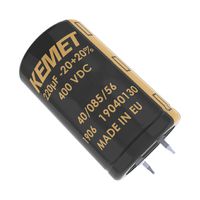 KEMET ALC70A151DC630 Electrolytic Capacitor, 150 µF, 630 V, ± 20%, Snap-In, 24000 hours @ 85°C