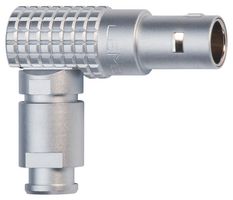 LEMO FPG.0B.302.CLAD52Z Circular Connector, Standard Circular Connector, 0B Series, Right Angle Cable Mount Plug