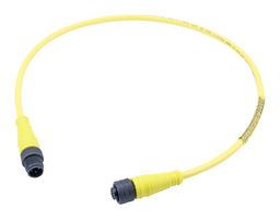 MOLEX 1200660688 Sensor Cable, M12, Micro-Change Plug, Micro-Change Receptacle, 4 Positions, 1.5 m, 4.92 ft
