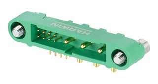 HARWIN G125-MH108M3-03AD000P Pin Header, 8Signal+3Power, Wire-to-Board, 1.25 mm, 11 Contacts, Through Hole Right Angle