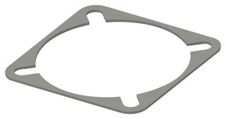 KEMTRON - TE CONNECTIVITY 93-22069 EMI Shielding Gasket, Conductive Sheet, Nickel Plated Graphite, 44.45mm L x 44.45mm W x 0.8mm D