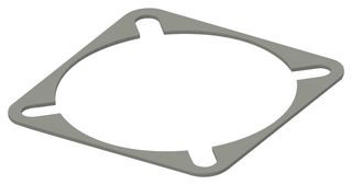 KEMTRON - TE CONNECTIVITY 93-22073 EMI Shielding Gasket, Conductive Sheet, Nickel Plated Graphite, 47.63mm L x 47.63mm W x 0.8mm D