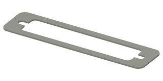 KEMTRON - TE CONNECTIVITY 95-22004 EMI Shielding Gasket, Nickel Plated Graphite, Kemtron 95 Series, 17.5mm L x 74.4mm W x 0.8mm D