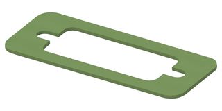 KEMTRON - TE CONNECTIVITY 95-22012 EMI Shielding Gasket, Petroleum Resistant, Nickel Plated Graphite, 17.5mm L x 44.2mm W x 0.8mm D