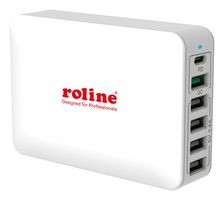 ROLINE 19.11.1055 AC/DC Power Supply, 6 Output, 60 W, 20 V, 1.5 A, 15 V