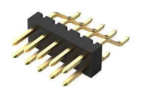 GCT BF135-16-A-0200-0700-0400-L-C Pin Header, Board-to-Board, 2 mm, 2 Rows, 16 Contacts, Surface Mount Right Angle, BF135 Series