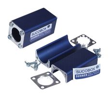 HUBER+SUHNER 66_CB-50-0-1/---_-E Connector Accessory, 50mm L, Aluminium, Basic Element, Huber+Suhner SUCOBOX, Sucobox