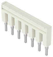 WAGO 2002-407 Jumper (Busbar), Light Grey, Insulated Push-in Jumper Bar