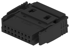 TE CONNECTIVITY - ERNI 294813-E IDC Connector, IDC Receptacle, Female, 1.27 mm, 2 Row, 16 Contacts, Cable Mount