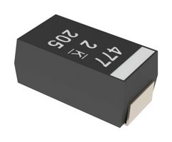 KEMET A798D477M002ATE006 Polymer Aluminium Electrolytic Capacitor, 470 µF, 2 V, 2917 [7343 Metric], 6000 µohm