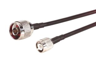 L-COM CA-TMNMA004 RF / Coaxial Cable Assembly, 4 ft, 1.2 m, CA-195R, N-Type Plug, TNC Plug, 50 ohm