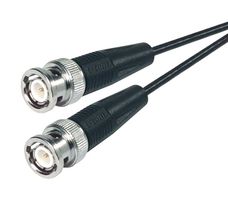 L-COM CC174-1.5 RF / Coaxial Cable Assembly, 1.5 ft, 457.2 mm, RG174/U, BNC Straight Plug, BNC Straight Plug