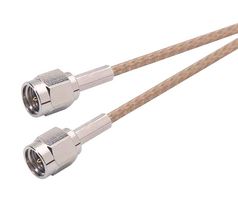 L-COM CCS316-1.5 RF / Coaxial Cable Assembly, 1.5 ft, 457.2 mm, RG316/U, SMA Plug, SMA Plug, 50 ohm