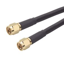 L-COM CCS58A-1.5 RF / Coaxial Cable Assembly, 1.5 ft, 457.2 mm, RG58C/U, SMA Plug, SMA Plug, 50 ohm