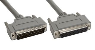 AMPHENOL CABLES ON DEMAND CS-DSDMDB50MF-005 Computer Cable, D Subminiature Plug, 50 Way, D Subminiature Socket, 50 Way, 5 ft, 1.52 m, Grey
