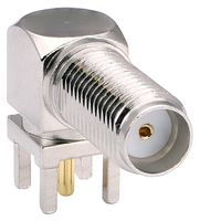 TE CONNECTIVITY - LINX CONSMA002-L RF / Coaxial Connector, SMA Coaxial, Right Angle Jack, Through Hole Right Angle, 50 ohm