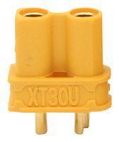 MULTICOMP PRO MP011748 Rectangular Power Connector, 2 Contacts, XT30U, Cable Mount, Solder Cup, 5 mm, Receptacle