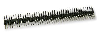 TE CONNECTIVITY - AMP 9-103324-0 Pin Header, Right Angle, Wire-to-Board, 2.54 mm, 2 Rows, 80 Contacts, Through Hole Right Angle