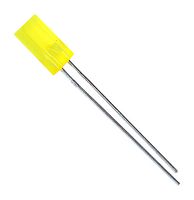 KINGBRIGHT L-383YDT LED, Rectangular, Yellow, Through Hole, 2.5mm x 5mm, 20 mA, 2.1 V, 590 nm