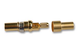 HARTING 09 14 000 6211 RF / Coaxial Connector, F Coaxial, Crimp, 50 ohm, RG174, RG188, RG316, Copper Alloy