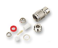 AMPHENOL RF T1141A1-ND3G-1-50 RF / Coaxial Connector, TNC Coaxial, Straight Plug, Clamp, 50 ohm, RG58, RG58C, RG142A, RG223