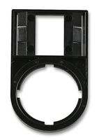 EATON MOELLER M22S-ST-X Legend Plate, RMQ Titan Series Switches, No Insert Plate, Round, Black, 30 x 50 mm