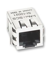 BEL MAGNETIC SOLUTIONS SI-60002-F Modular Connector, RJ45 Jack, 1 x 1 (Port), 8P8C, Cat5, Through Hole Mount