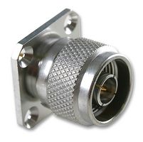 RADIALL R161441000 RF / Coaxial Connector, N Coaxial, Straight Flanged Plug, Solder, 50 ohm, Brass
