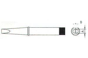 WELLER CT2F7 Soldering Iron Tip, Screwdriver, 10 mm