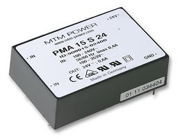 MTM POWER PMA15 S24 PSU, ENCAPSULATED, 24V, 0.6A