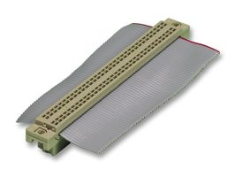 KYOCERA AVX 208459096001026 IDC Connector, DIN41612, IDC Receptacle, Female, 1.27 mm, 3 Row, 64 Contacts, Cable Mount