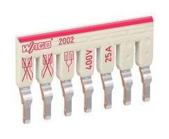 WAGO 2002-477 Jumper (Busbar), Staggered Jumper, TOPJOB®S Terminal Blocks - 2002, 2102 and 2052 Series, 7 Ways