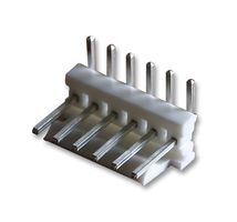 AMP - TE CONNECTIVITY 640457-6 Pin Header, Right Angle, Wire-to-Board, 2.54 mm, 1 Rows, 6 Contacts, Through Hole Right Angle