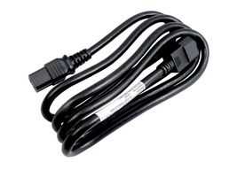 MULTICOMP PRO GW-151836 Mains Power Cord, IEC 60320 C14 to IEC 60320 C19, 2 m, 15 A, 250 V, Black, MP-C14 C19 IEC Series